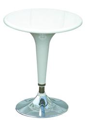 Стол ДРУМ (белый и серебристый)