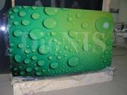 Стеклянные столы с фотомолекулярной полноцветной печатью.