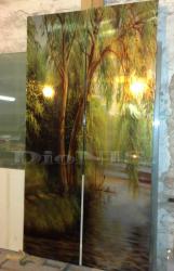 Стеклянные и зеркальные фасады для шкафов-купе с фотопечатью.