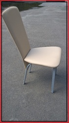 Стулья стул бежевый металлический бу с мягким сидением и спинкой для к
